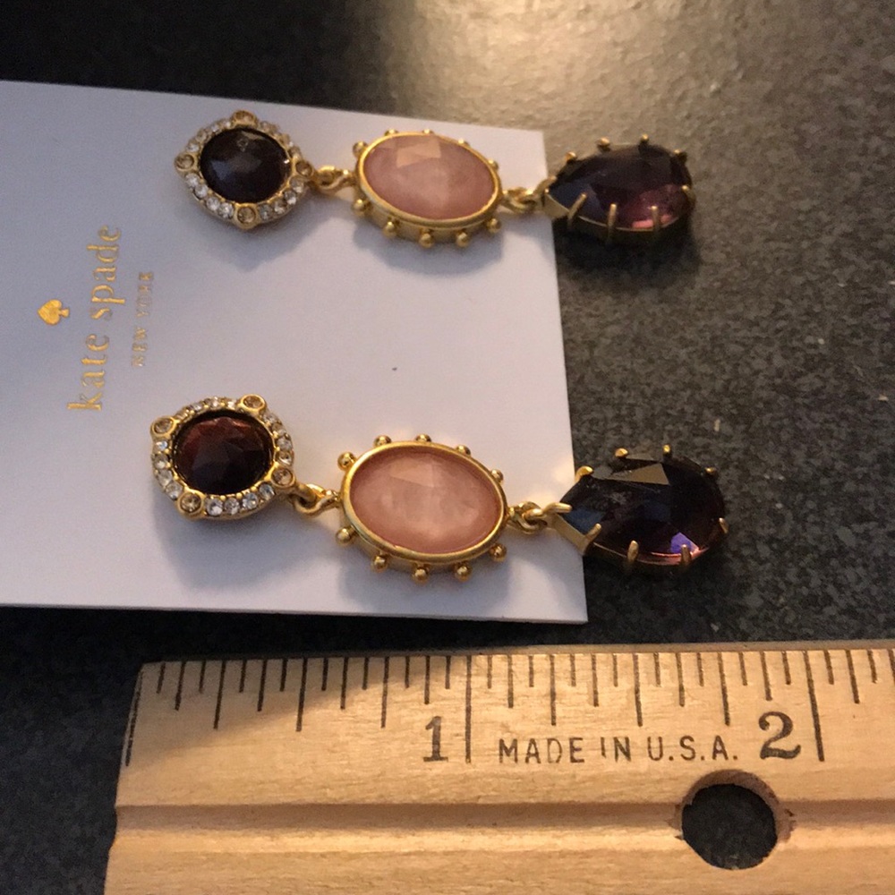NEW Kate Spade perfectly imperfect linear earrings - Picture 4 of 8